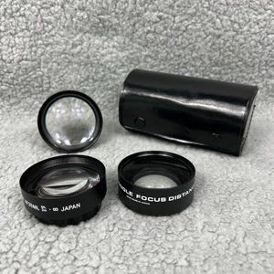 Japan Optics Camera Lens Set Wide Angle Focus Distance Telephoto HD AF35ML